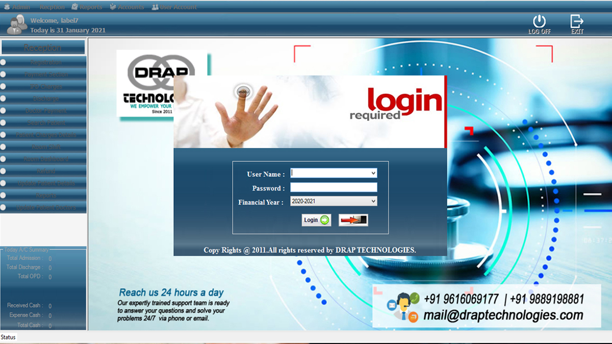 hospital management software